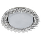 Светильник DK86 CH/WH  ЭРА под лампу Gx53, 220V,13W, хром/прозрачный