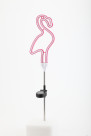 ERASF012-30  ЭРА Садовый неоновый светильник Фламинго на солнечной батарее