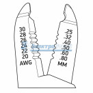 Инструмент для зачистки кабеля  0.25 - 0.8 мм²  (ht-5023)   REXANT