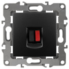 12-3111-05  ЭРА Розетка аудио, IP20, Эра12, антрацит