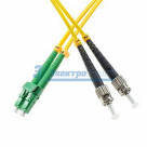 Патч-корд оптический переходной (SM), 9/125 (OS2), SC/APC-ST/UPC, (Duplex), LSZH, 5м