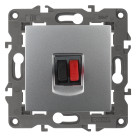 14-3111-03  ЭРА Розетка аудио, IP20, Эра Elegance, алюминий