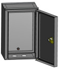 Металлич. корпус навесной  ЭРА Корпус металлич. ЭРА ЩУ-МП (295х190х110) с кронштейном для крепления