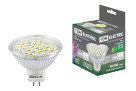 Лампа светодиодная MR16-3 Вт-220 В -3000 К–GU 5,3 SMD TDM