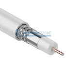 Кабель RG-6U, (64%), 75 Ом, 305м., белый  REXANT
