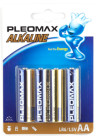 Батарейки Pleomax LR6-4BL Alkaline (40/400/19200)