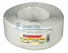 Кабель телефонный 6 жил, 100 м., белый, (CCA), (ШТЛП-6)  REXANT