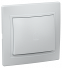 ВСп10-1-0-КБ Выключатель 1кл проход. 10А КВАРТА (белый)