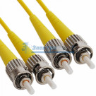 Патч-корд оптический соединительный (SM), 9/125 (OS2), ST/UPC-ST/UPC, (Duplex), LSZH, 1м