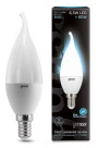 Лампа Gauss LED Candle tailed E14 9.5W 3000K 1/10/50