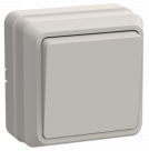 ВСк20-1-0-ОКм Выключатель 1кл кноп. 10А ОКТАВА (кремовый)