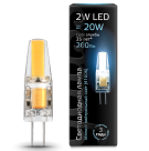 Лампа Gauss LED G4 AC220-240V 2W 4100K 1/20/200