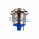 Кнопка  антивандальная Ø19  Б/Фикс (2с) (ON)-OFF выпуклая  REXANT