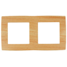 12-5002-11  ЭРА Рамка на 2 поста, Эра12, сосна
