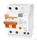 Диф.автомат АД12 2Р 25А 100мА TDM