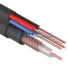 Кабель для видеонаблюдения ККСВ-П + 4х0.5мм., 305м., черный  REXANT