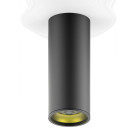 LED светильник накладной HD009 12W (черный золото) 3000K 79x200мм 1/30