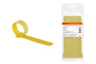 Хомут-липучка ХЛ 16х310 мм желтый (20 шт) TDM