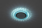 Светильник DK LD23 BL1/WH  ЭРА декор cо светодиодной подсветкой Gx53, голубой