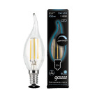 Лампа Gauss LED Filament Candle tailed dimmable E14 5W 4100K 1/10/50