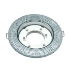 Светильник встраиваемый GX53R-R12L-crystal под лампу GX53 с подсветкой Прозрачный/ Хром IN HOME