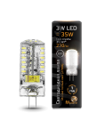 Лампа Gauss LED G4 12V 3W 2700K 1/20/200