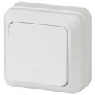 2Э-101-01  Intro Выключатель, 10А-250В, ОУ, б.м.п., Quadro, белый