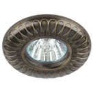 Светильник KL67 SB  ЭРА литой MR16,12V/220V, 50W бронза