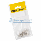 РАЗЪЕМ  F-разъем  для SAT  (с резиновым уплотнителем)  PROCONNECT Индивидуальная упаковка 5 шт