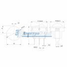 Выключатель клавишный круглый 250V 3А (3с) ON-OFF красный  с подсветкой  Micro  REXANT